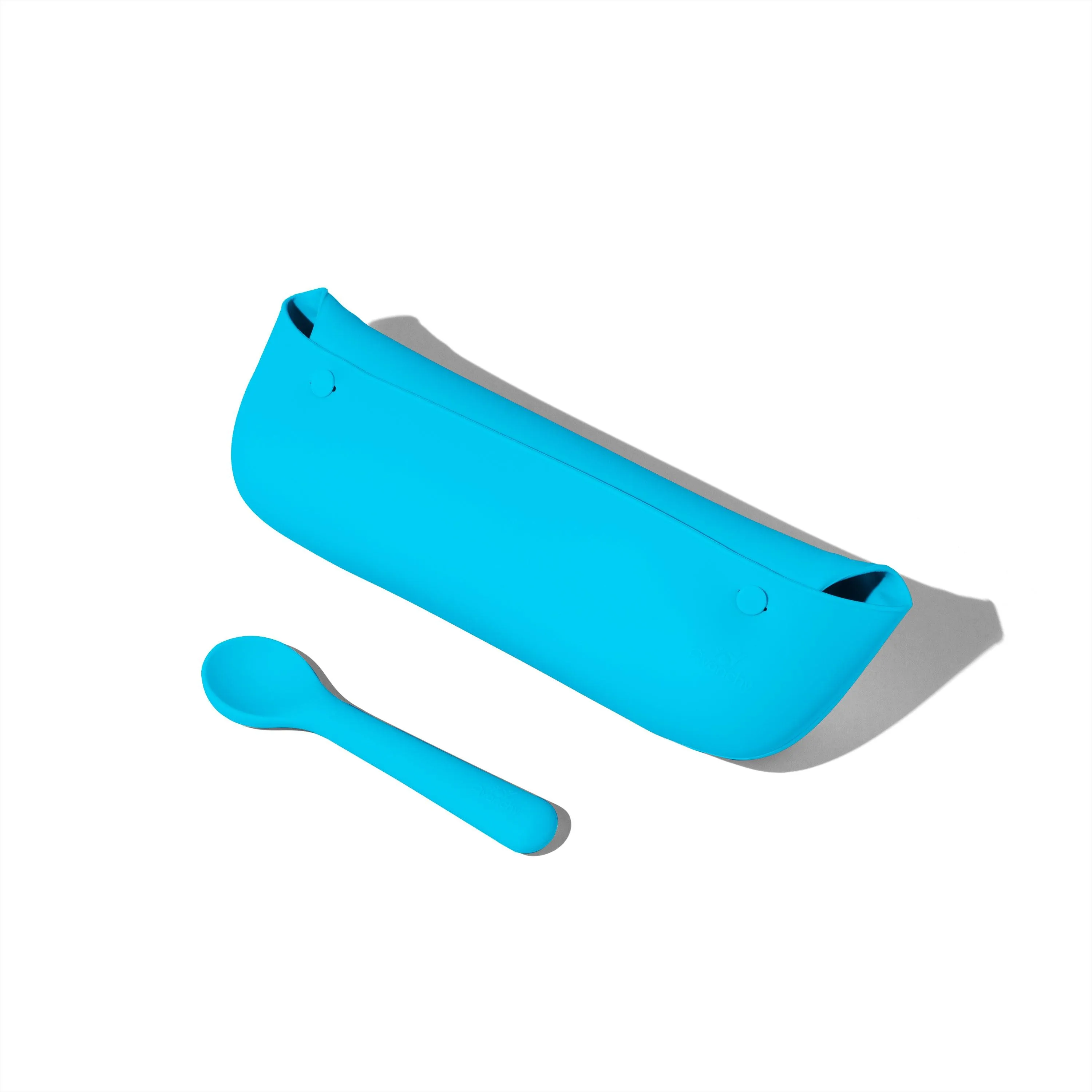 Avanchy Roll & Go Silicone Bib   Spoon