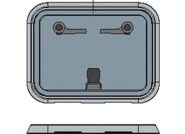 Bainbridge Marine Storm Hatch - Size 30 Flanged