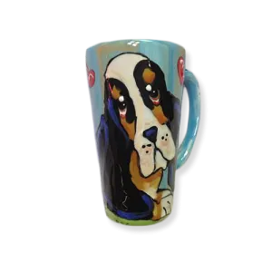 Basset Hound Latte Mug