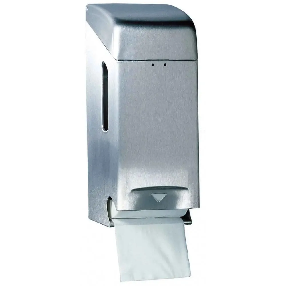 BC707-2SS Dolphin Surface Mounted Two Roll Toilet Roll Holder