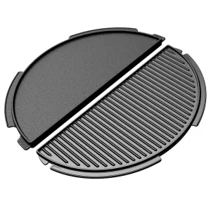 Big Green Egg  - Half Moon Cast Iron Plancha Griddle