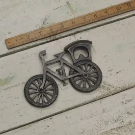 Bottle Opener Wall  Mounted Bicycle Cast Iron