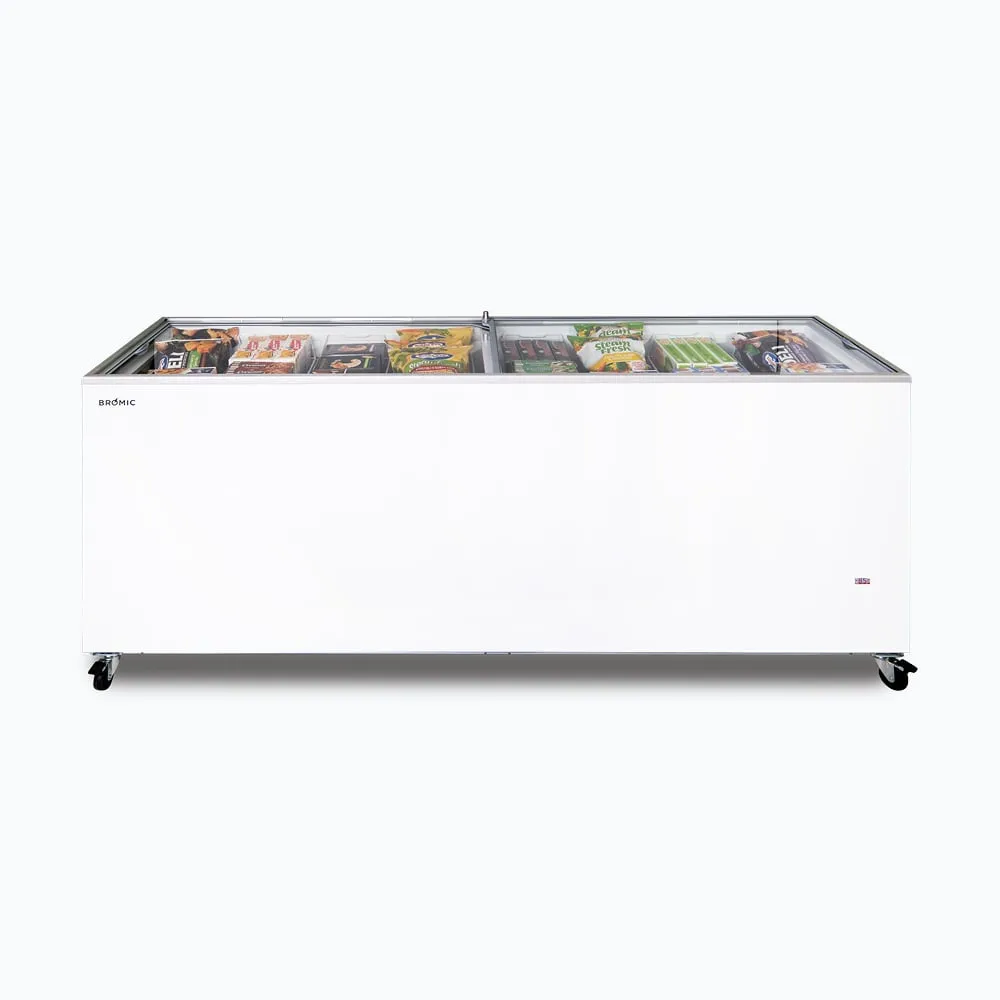 Bromic Display Chest Freezer Flat Glass Top 670L CF0700FTFG