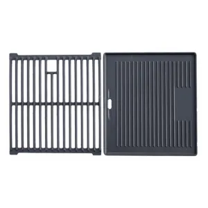 Cast Iron Reversible Griddle and Grill Grate Set for Original 4 1