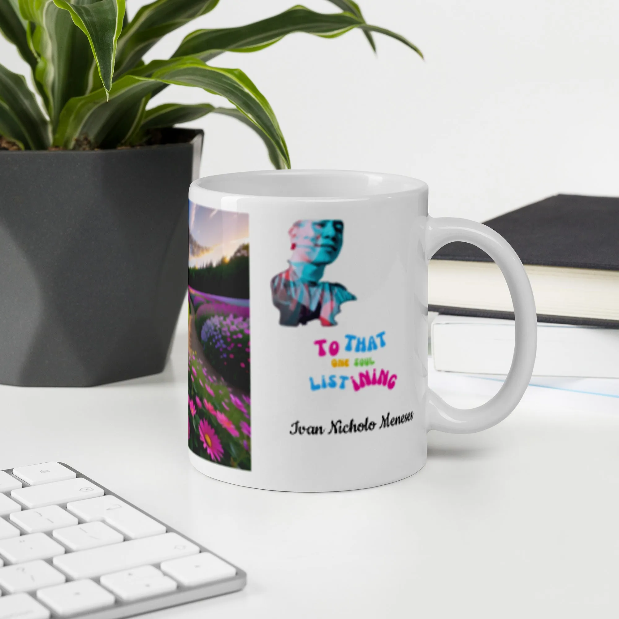 Custom White Glossy Mug - Sturdy & Stylish, Available in 11 oz, 15 oz, and 20 oz Sizes