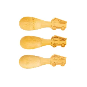 Fire Engine Bamboo Spoon Set