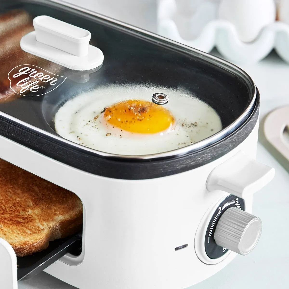 GreenLife Breakfast Maker | White