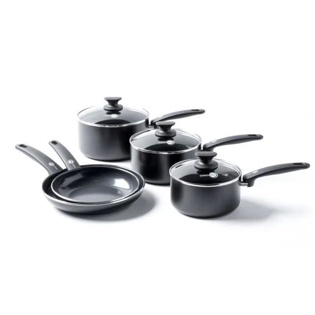 GreenPan Cambridge Black Ceramic Non-Stick 5 Piece Cookware Set