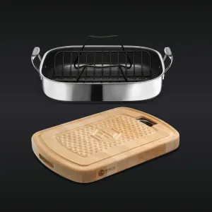 Hybrid Roasting and Cutting Board Set