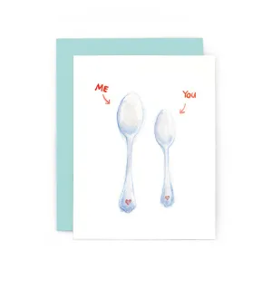 Let's Spoon Greeting Card