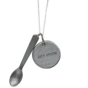 LET'S SPOON JEWELGRAM NECKLACE