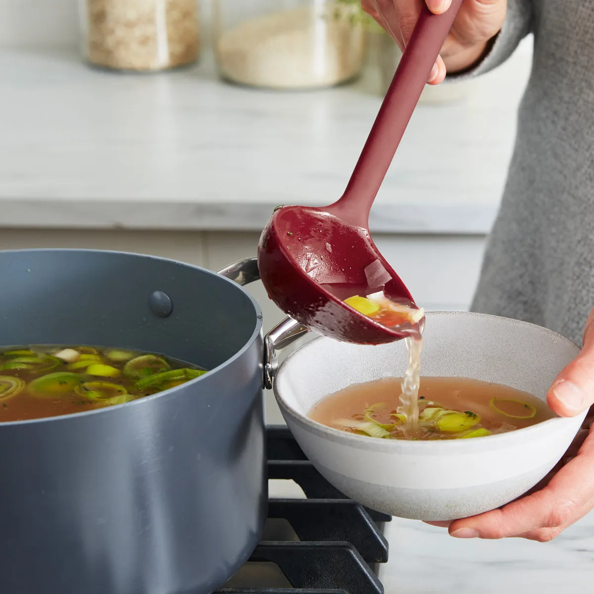 Platinum Silicone Ladle | Red